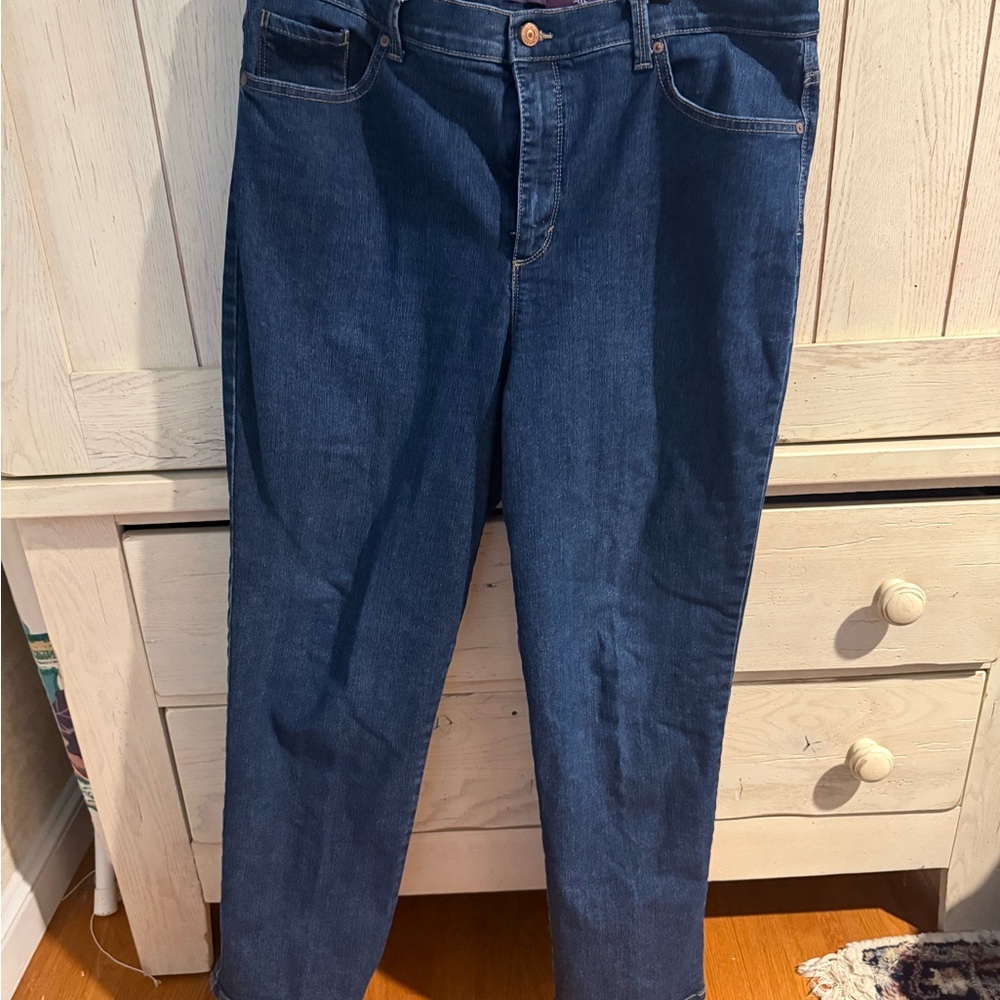Gloria Vanderbilt Blue Boyfriend Jeans Classic Style